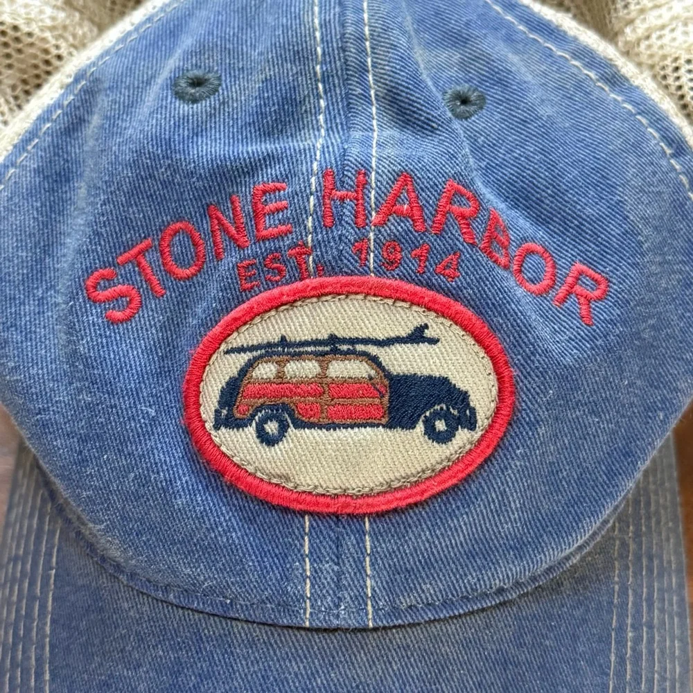 Stone Harbor Youth Distressed Trucker Hat OS